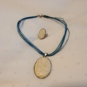 Necklace and ring set
